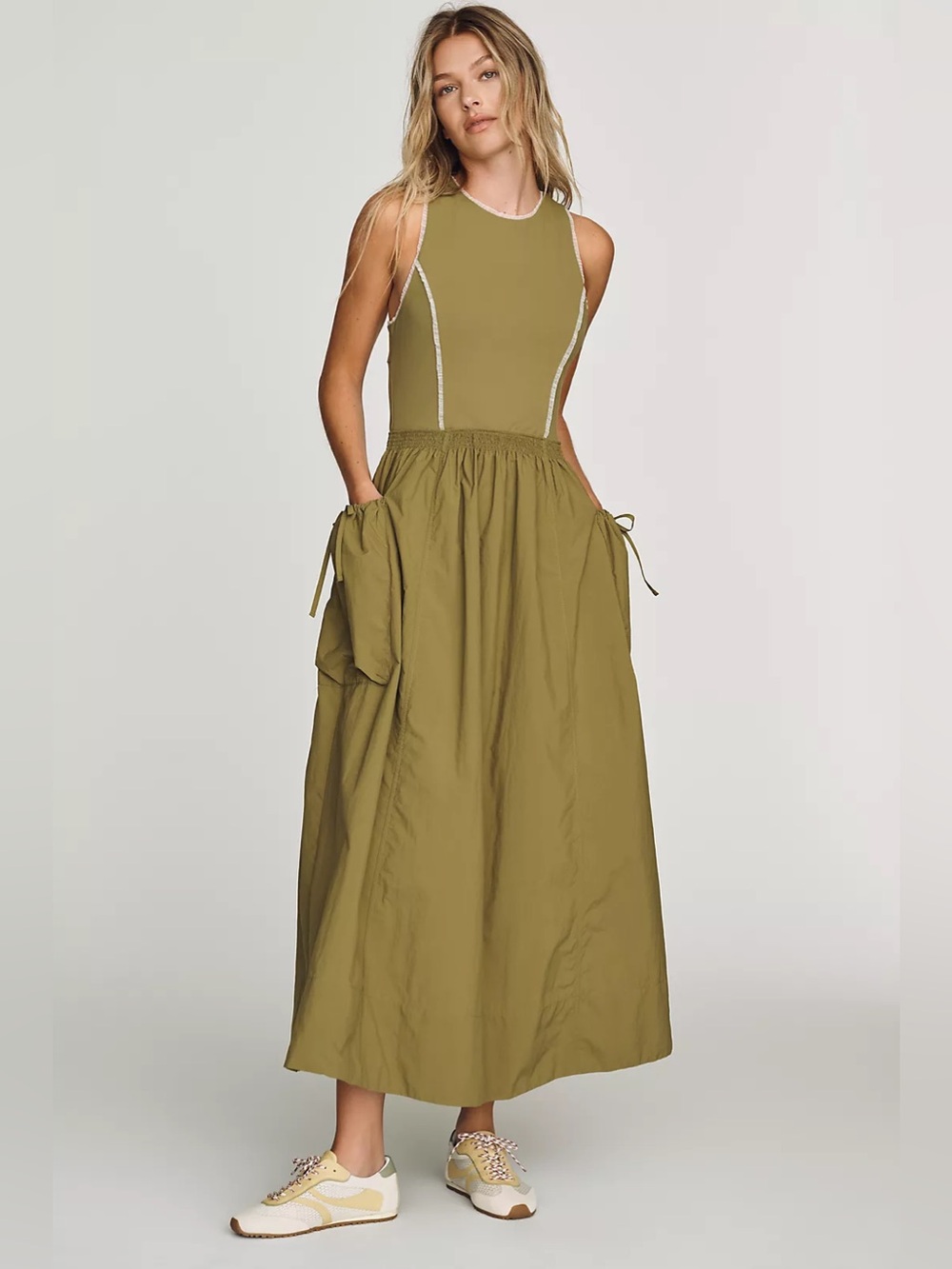 NWOT  Daily Practice Shoreline Maxi Dress